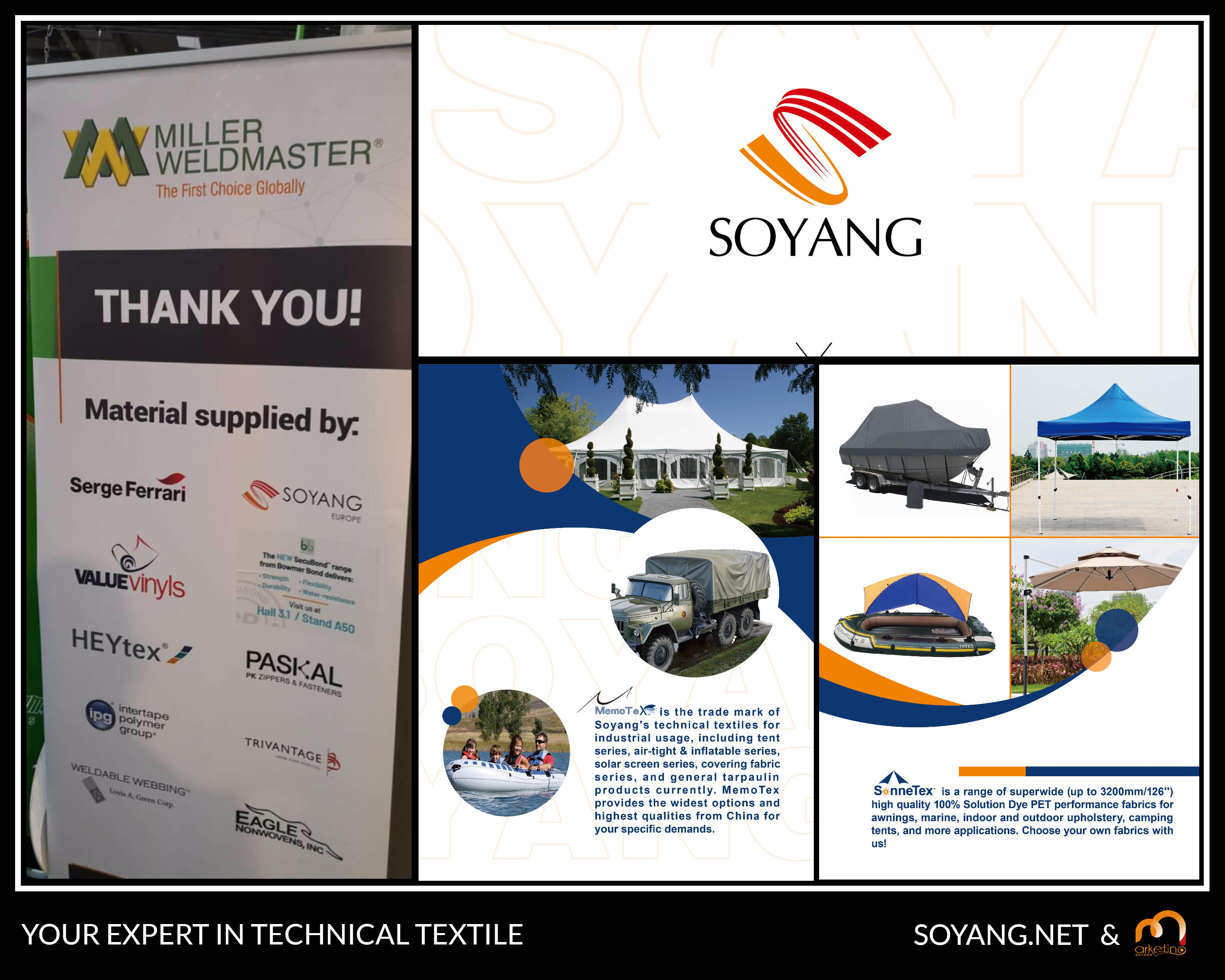 Soyang Gave a Successful Show at Techtextil Frankfurt 2019